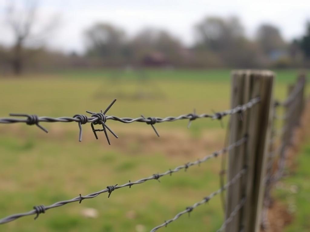 L'évolution des clôtures à travers les âges.. Barbed Wire und industrielle Materialien: Eine Revolution des Drahts L'évolution des clôtures à travers les âges.. Barbed Wire und industrielle Materialien: Eine Revolution des Drahts