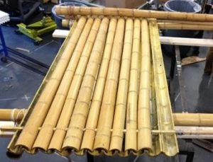 Строим оригинальный забор из бамбука своими руками