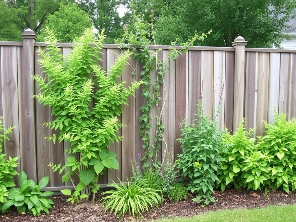 Using plants to enhance fence privacy. Creative Alternatives and Add-Ons to Enhance Privacy Further