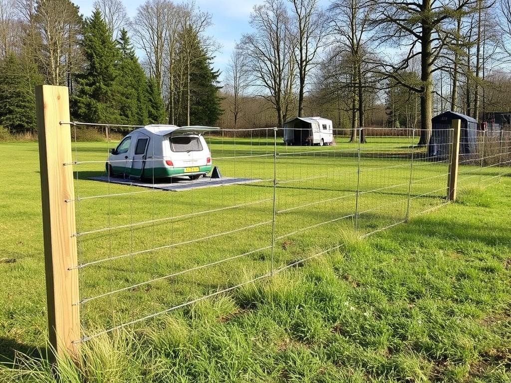     Zaun für den Campingplatz: Mobile Lösungen. Les enjeux d’une clôture pour un campingplatz