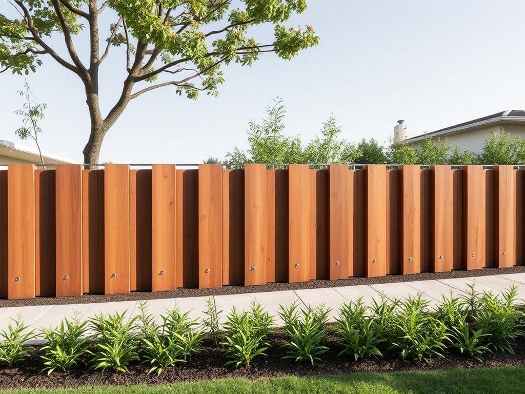     Clôtures minimalistes : simplicité et modernité. Intégration écologique et développement durable