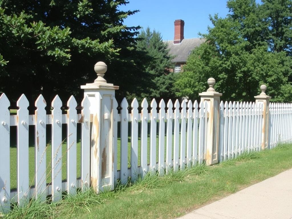 Historic fence preservation and restoration. Preventive Maintenance for Historic Fences