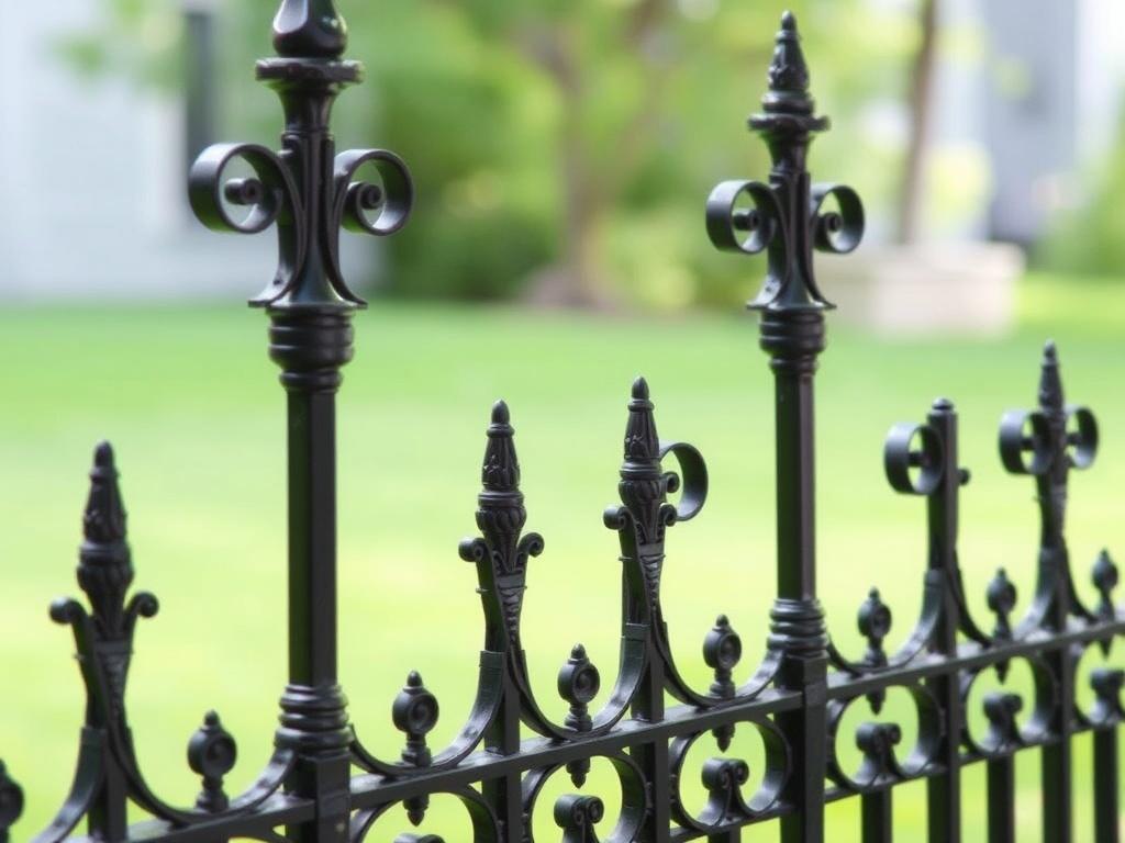     Wrought iron fences: elegance and security. Die Geschichte und Tradition schmiedeeiserner Zauns