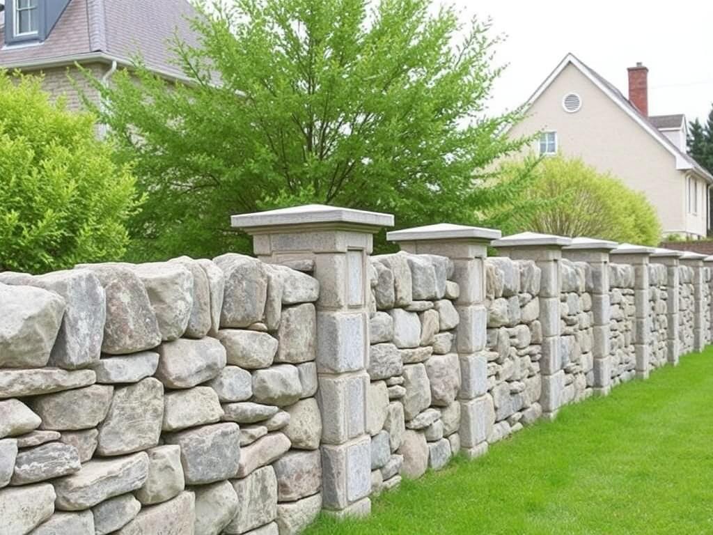     Les clôtures en pierre : tradition et robustesse. Les différents types de clôtures en pierre