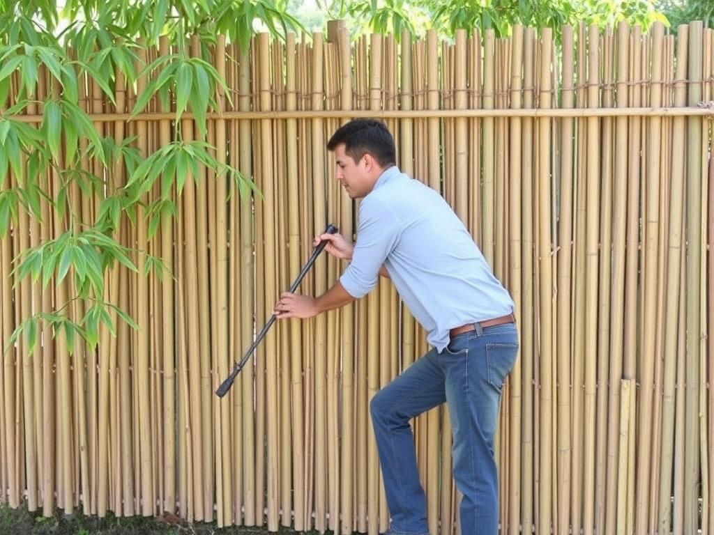     Bamboo Fences: Eco-Friendly Option. El mantenimiento de las bamboo fences para garantizar su vida útil