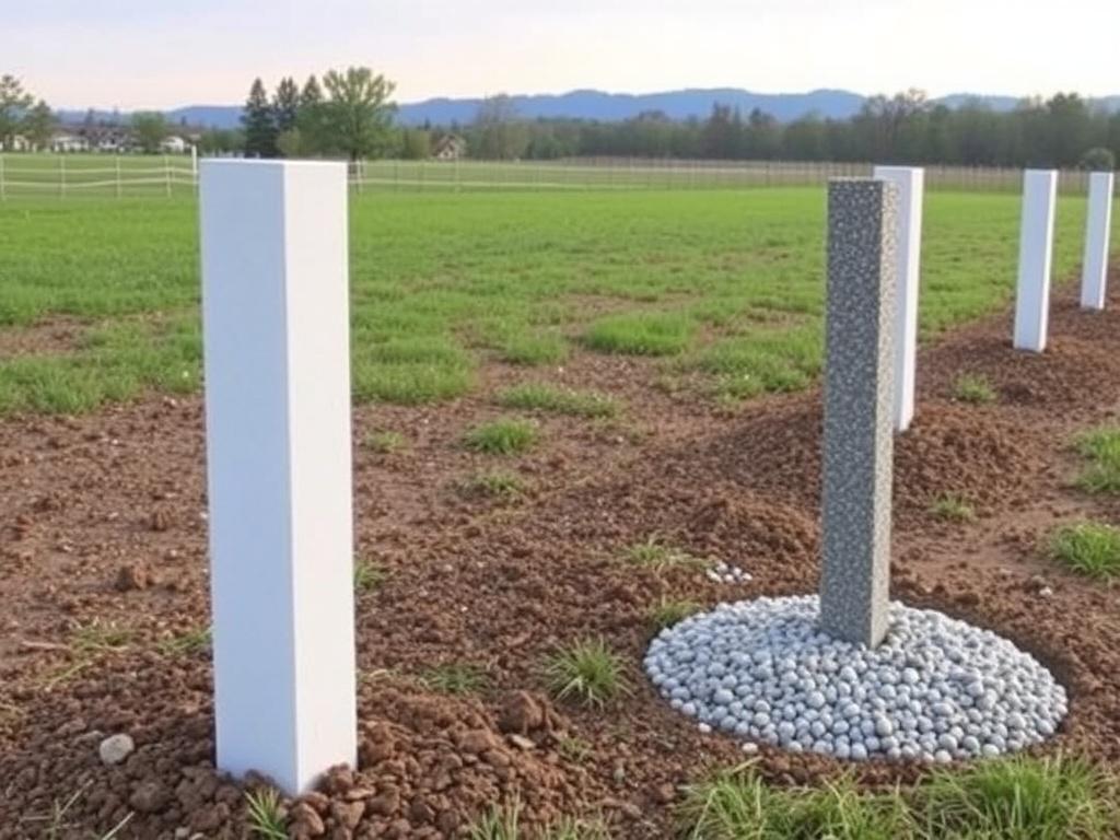     Hormigón vs. grava para postes. Errores comunes al usar hormigón y grava para postes