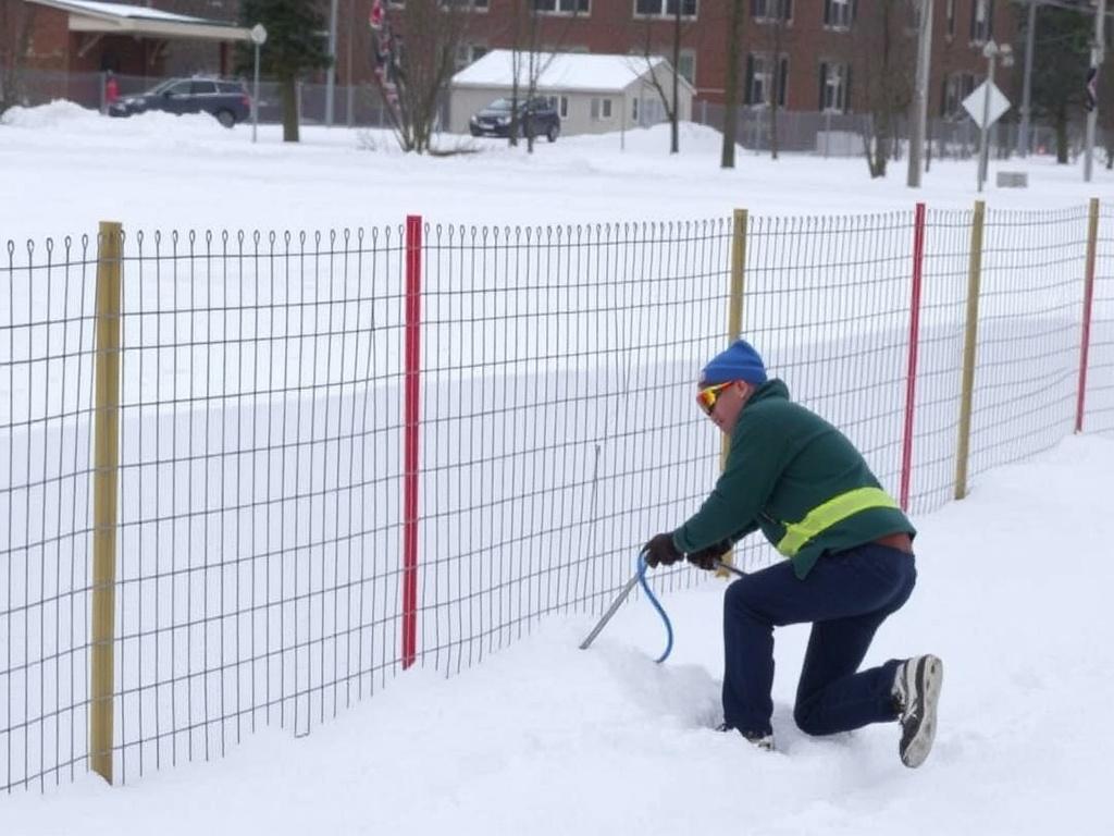 Snow fences: how they work. Installation and Maintenance of Snow Fences