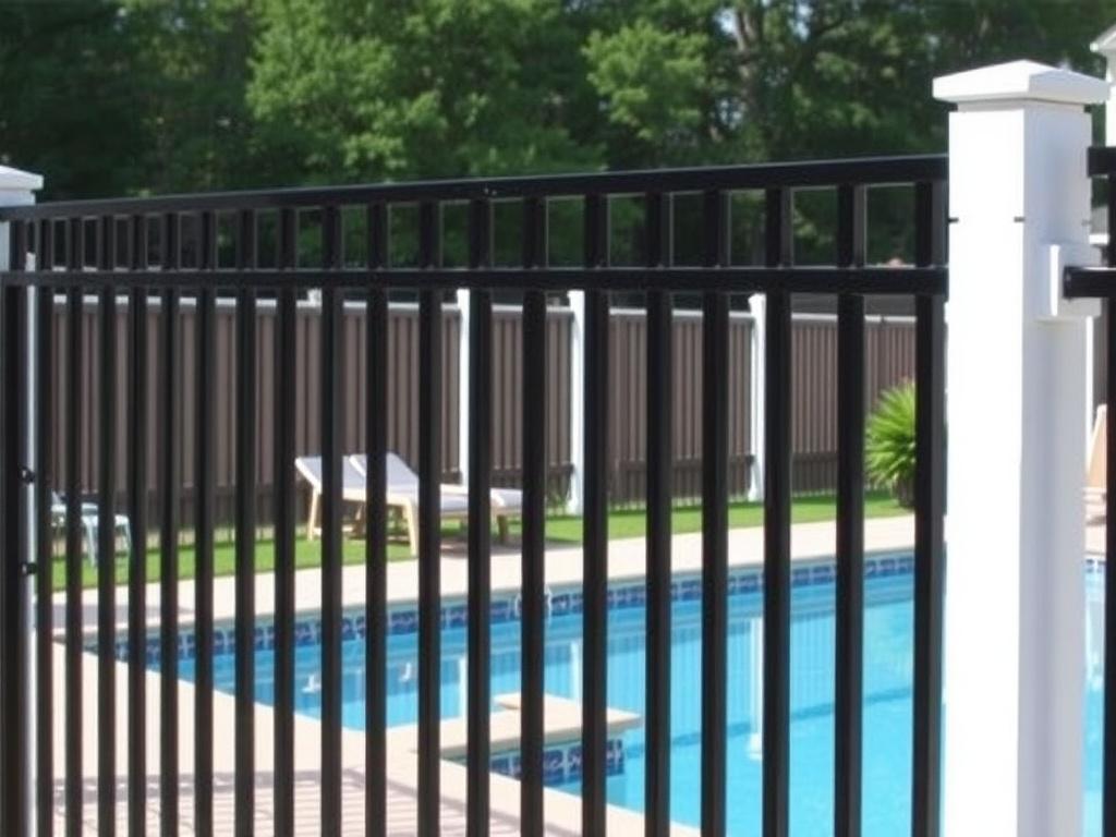 Fences around swimming pools (safety codes). Cost Considerations for Fences Around Swimming Pools