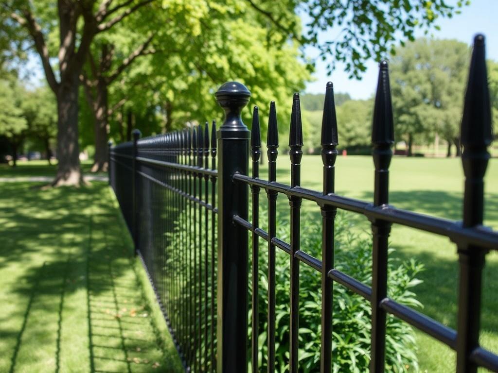     Zaun für den Park: Ästhetik und Funktionalität. Les enjeux d’une clôture de parc : sécurité, délimitation et beauté