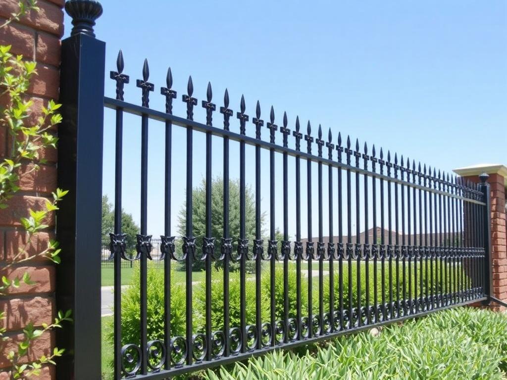     Wrought iron fences: elegance and security. Installation und Pflege eines schmiedeeisernen Zauns