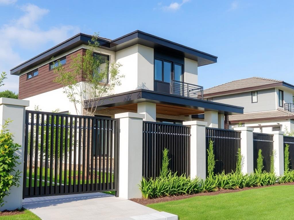     Idées de clôtures modernes pour une maison élégante. Installation et entretien : points clés