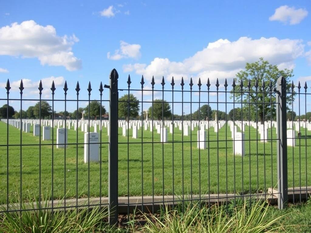     Zaun für den Friedhof: Würdevolle Einfriedung. Les aspects réglementaires et spirituels à respecter