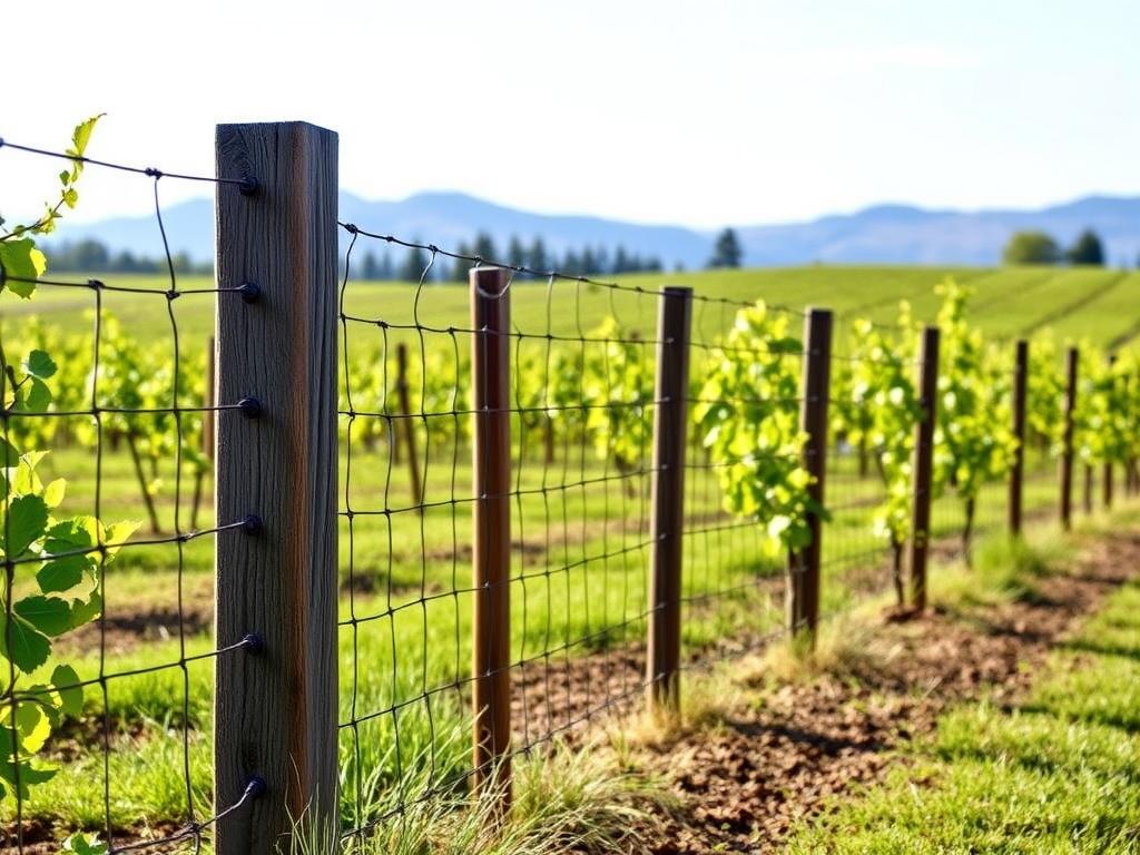 Fences for vineyards and wineries. Future Trends in Vineyard and Winery Fencing