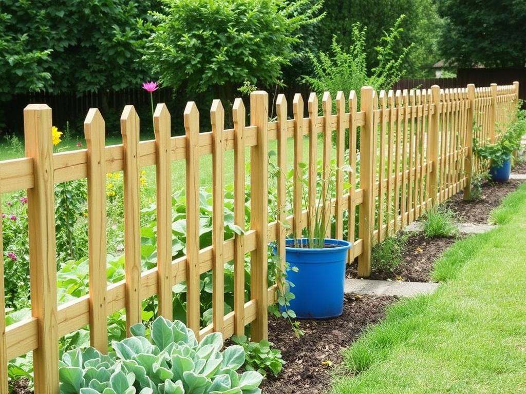 Fences for gardens and vegetable patches. Maintenance Tips for Long-Lasting Garden Fences
