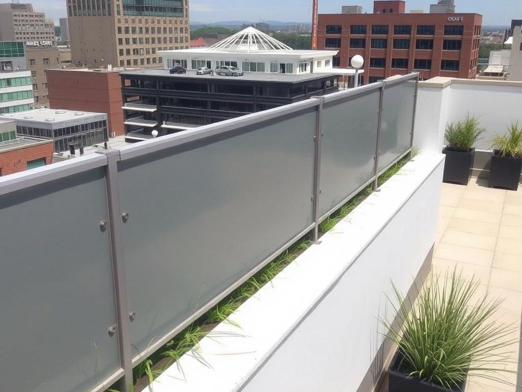 Fences for rooftop gardens and terraces. Installation Tips for Fences on Rooftop Gardens and Terraces