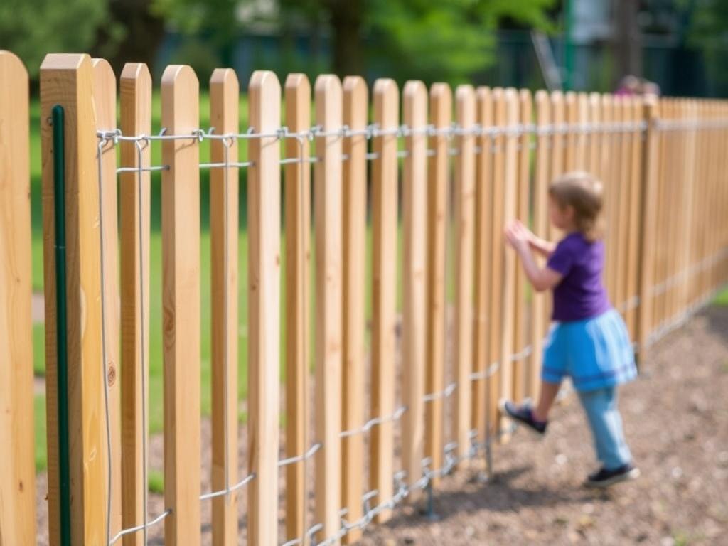     Zaun für den Spielplatz: Sicherheit für Kinder. Étapes pratiques pour installer une clôture sécurisée autour d’un terrain de jeux