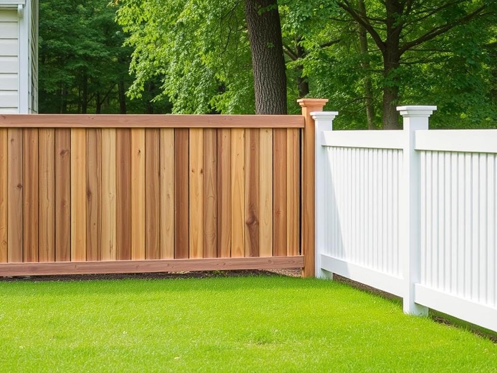     Clôtures en bois vs. PVC : Quel est le meilleur choix ?. PVC Fencing: The Modern, Low-Maintenance Option