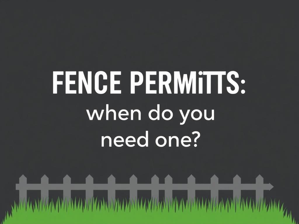 Fence permits: when do you need one?. When Do You Need a Fence Permit?
