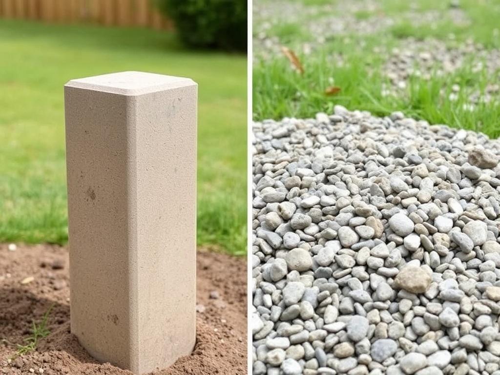     Concrete vs. Gravel for Fence Posts. Cuál elegir según diferentes escenarios y proyectos