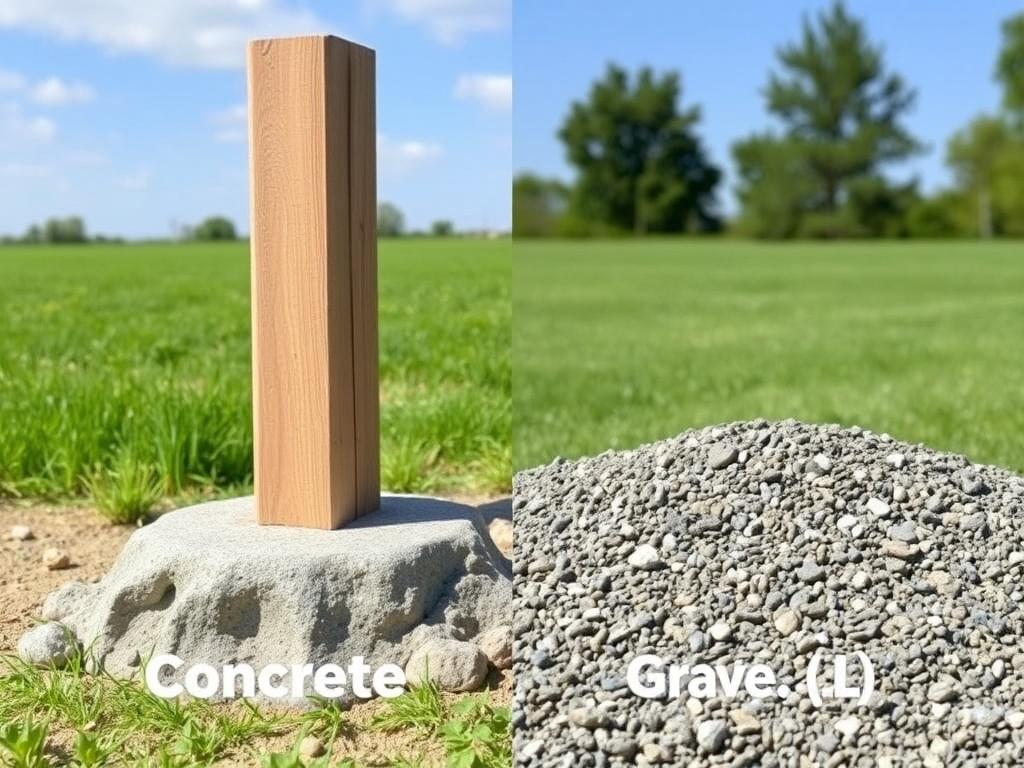     Concrete vs. Gravel for Fence Posts. Impacto ambiental y sostenibilidad