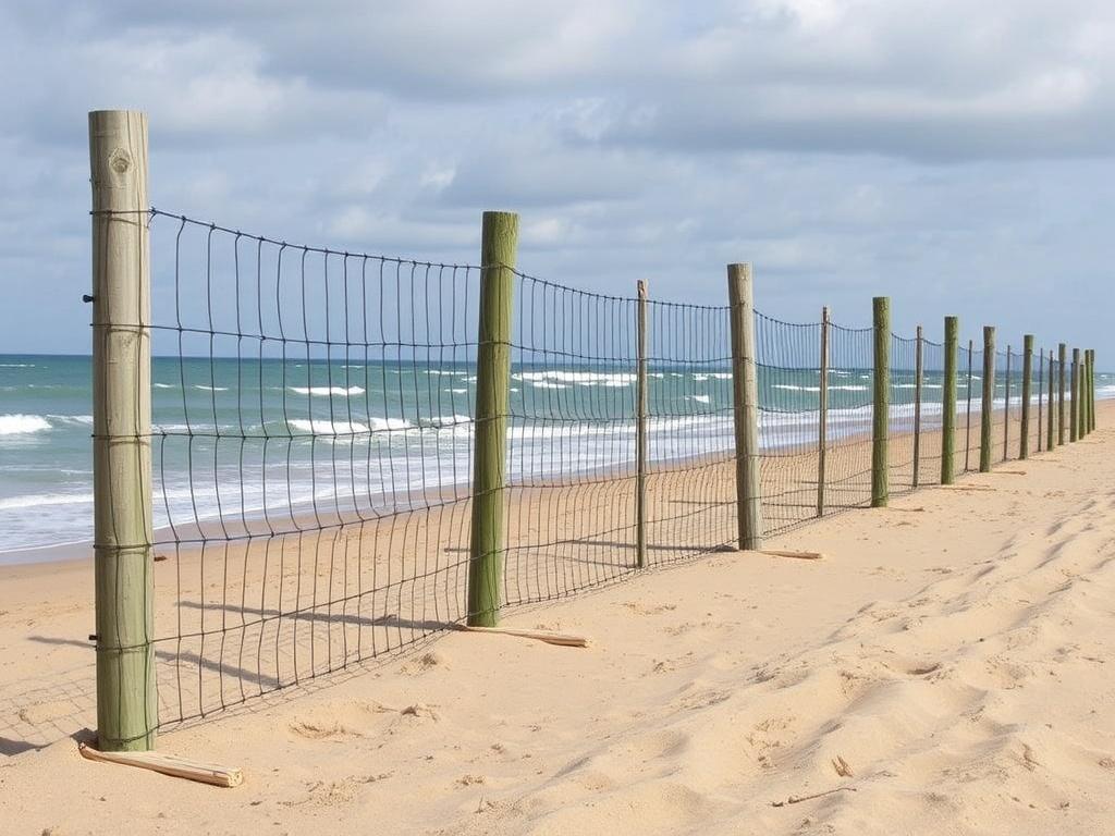     Zaun für den Strand: Schutz vor Erosion. Résumé en points clés