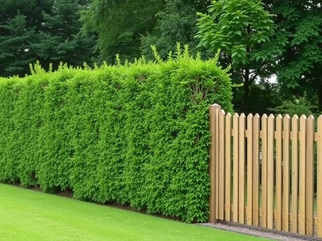     10 designs de clôtures intemporels. 3. Clôture en haies végétales – nature et protection écologique