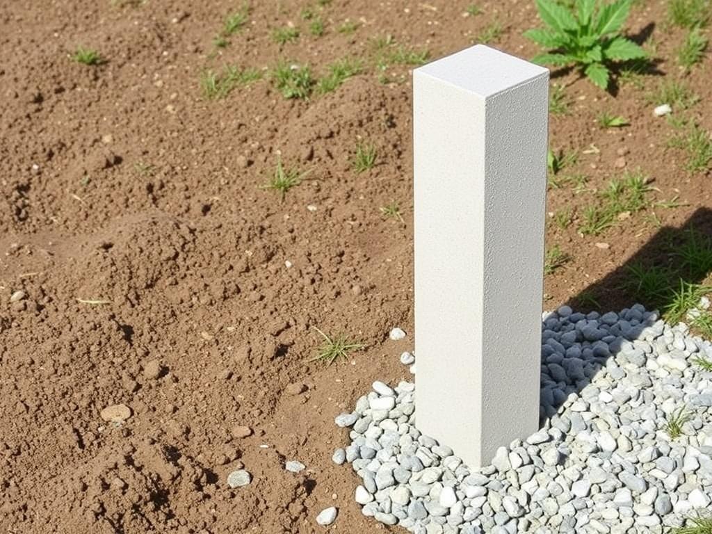     Béton vs. gravier pour les poteaux de clôture. Questions fréquentes sur la fixation des poteaux de clôture avec béton ou gravier