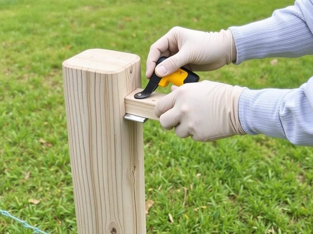 How to repair a broken fence post. Safety Tips for Fence Post Repairs