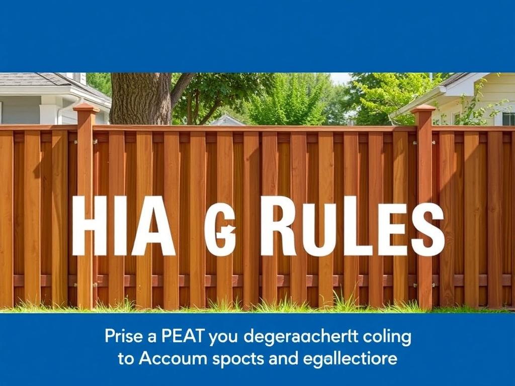 HOA rules for fences: what to know. Common HOA Fence Regulations to Expect