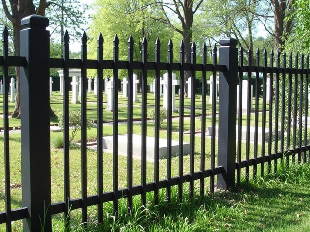     Zaun für den Friedhof: Würdevolle Einfriedung. Critères de choix pour une clôture respectueuse et durable