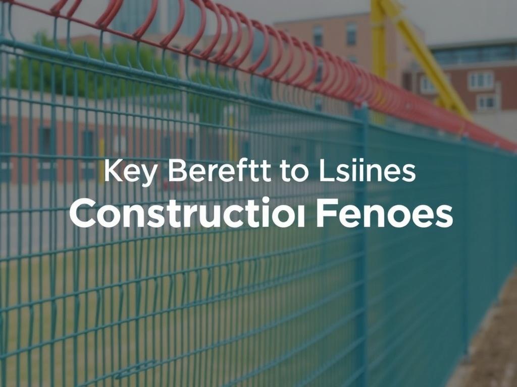 Temporary fences for construction sites. Key Benefits of Using Temporary Fences on Construction Sites