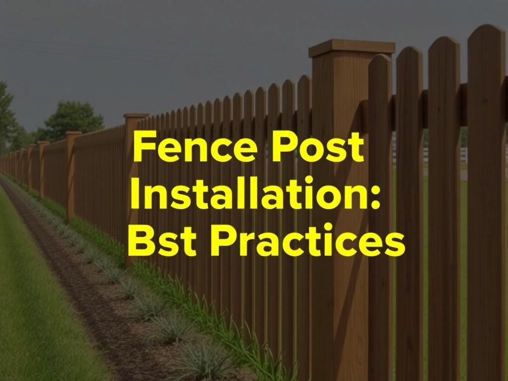     Fence Post Installation: Best Practices. ¿Por qué es fundamental una buena instalación de postes?