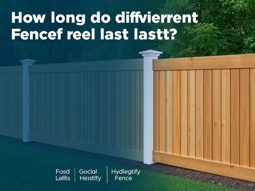 How long do different fence materials last?. Other Fence Materials and Their Lifespan