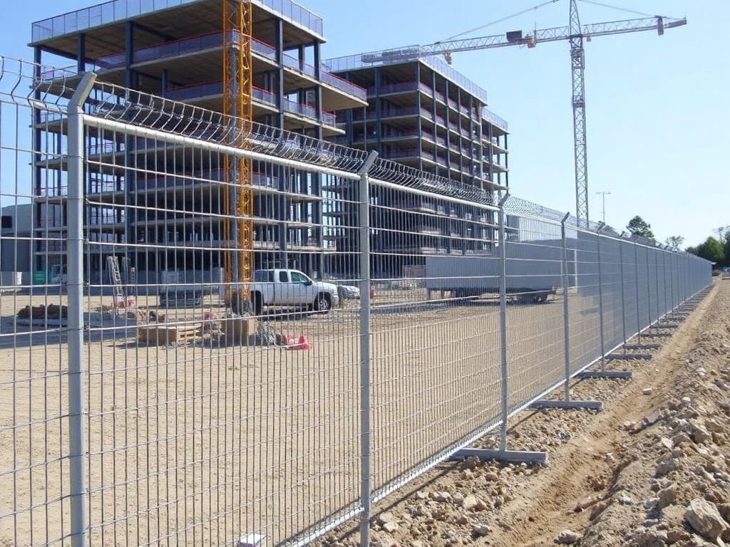 Temporary fences for construction sites. Installation Tips for Temporary Fences on Construction Sites
