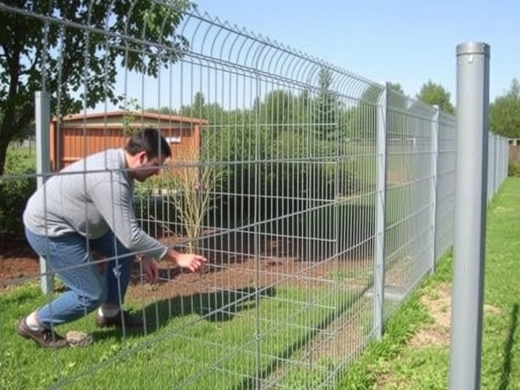    Clôtures en grillage : Solution économique et pratique. Guide d'installation d'une clôture en grillage