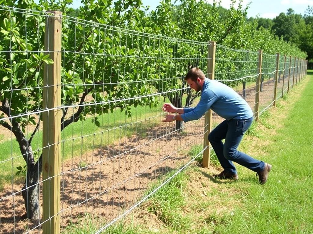 Orchard fencing to protect fruit trees. Installing Orchard Fencing: Tips for Success