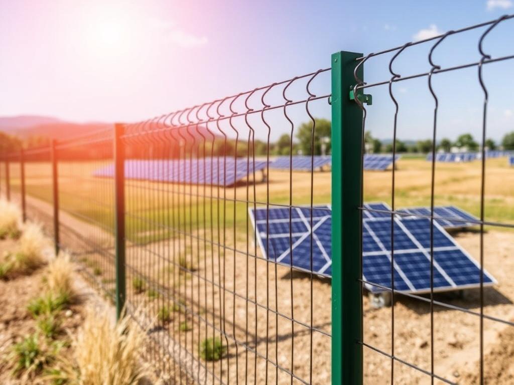     Zaun für den Solarpark: Schutz vor Vandalismus. Le futur de la sécurité des Solarparks : vers une intégration intelligente du Zaun