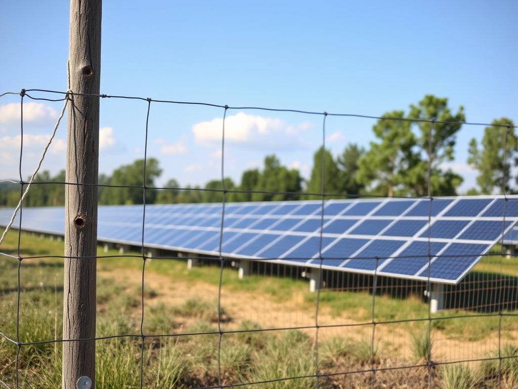     Zaun für den Solarpark: Schutz vor Vandalismus. Les enjeux du vandalisme dans les Solarparks
