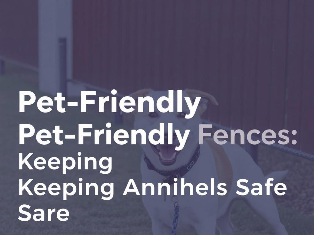     Pet-Friendly Fences: Keeping Animals Safe. Tipos de Pet-Friendly Fences: Opciones para Cada Necesidad