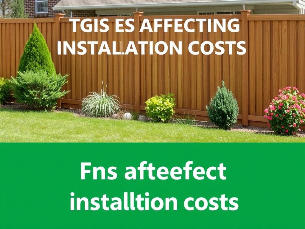 Factors affecting fence installation costs. Site Preparation and Existing Conditions
