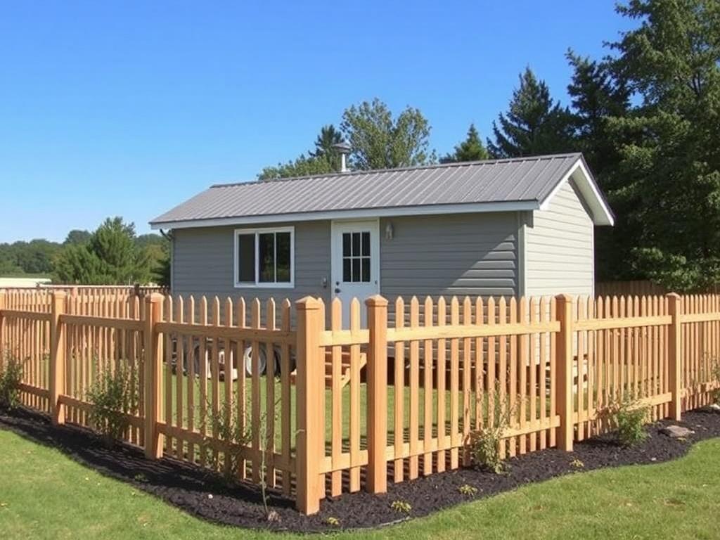 Fences for tiny homes and mobile homes. Types of Fences for Tiny Homes and Mobile Homes