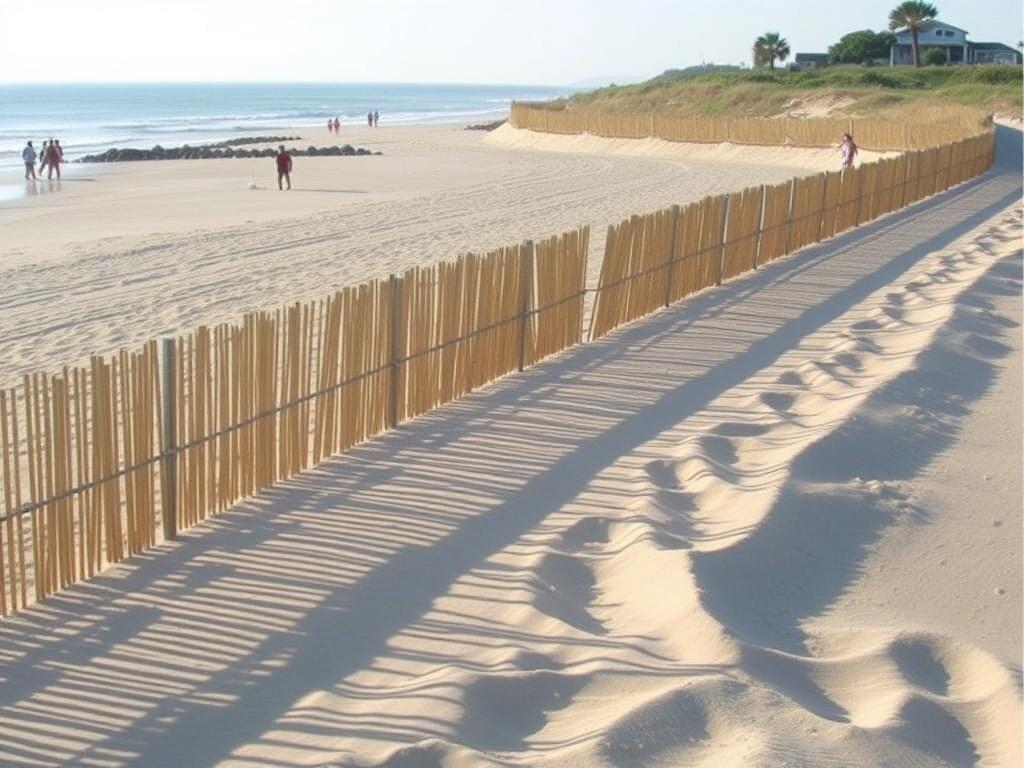 Sand fences for coastal erosion control. The Role of Sand Fences in Coastal Erosion Control