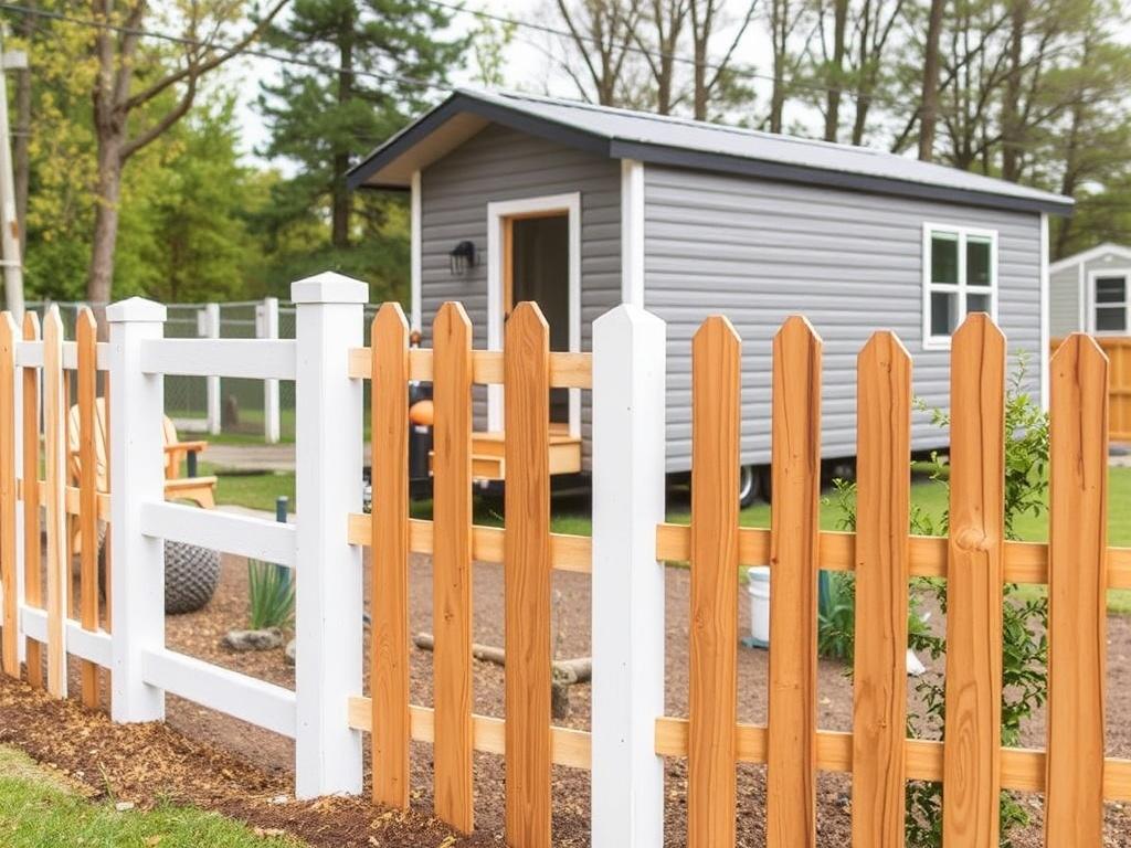 Fences for tiny homes and mobile homes. Why Do You Need a Fence for Your Tiny Home or Mobile Home?