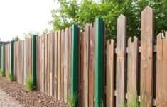 Clôtures recyclées : matériaux durables et innovations pour un jardin écologique