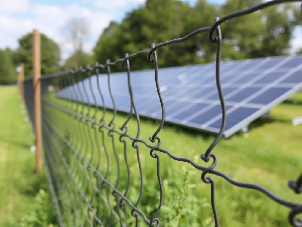     Zaun für den Solarpark: Schutz vor Vandalismus. Pourquoi un Zaun est-il indispensable pour un Solarpark ?