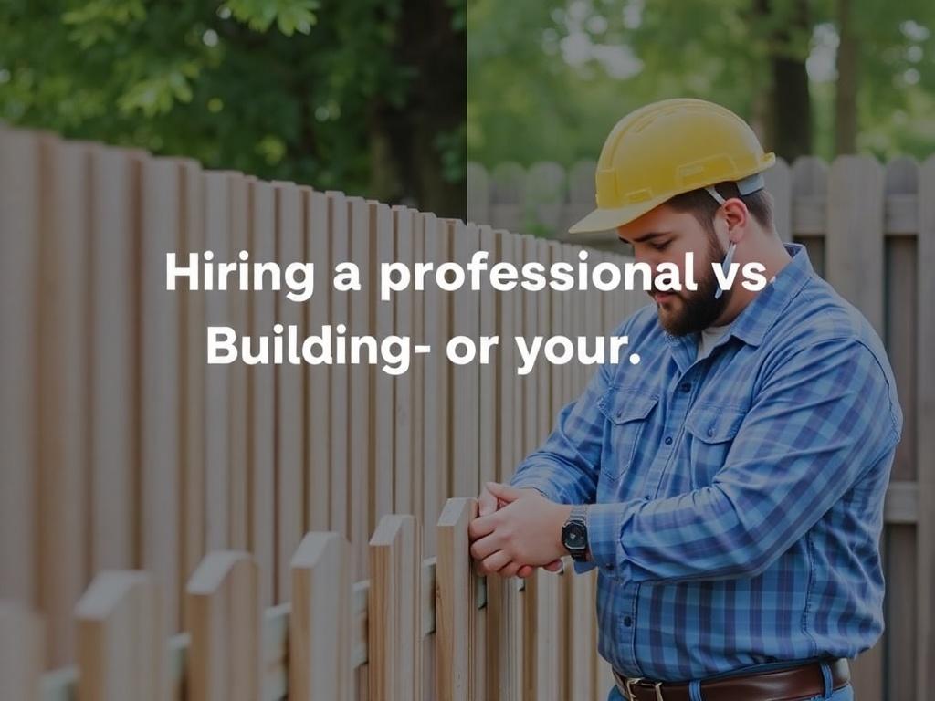 Hiring a professional vs. building a fence yourself. Final Thoughts: Weighing Your Options