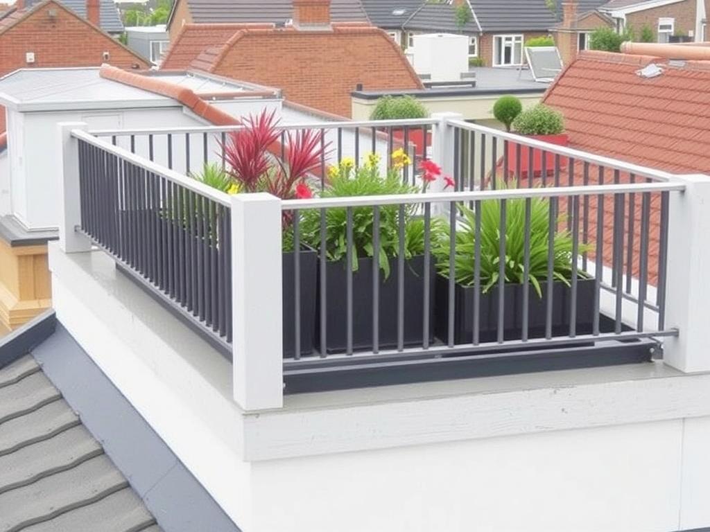     Clôtures pour toits-terrasses : protection et style. Budget et coûts d’installation des clôtures de toit-terrasses