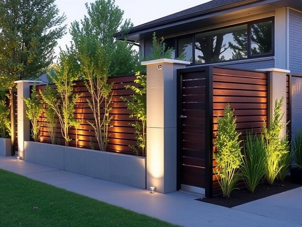     Moderne Zaunideen für zeitgemäßes Design. Styles et tendances des clôtures modernes