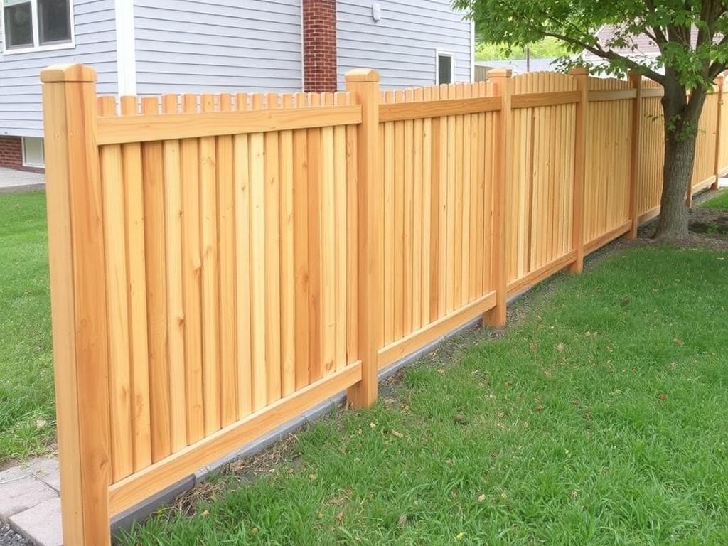 How to install a fence on a slope. Finishing Touches: Painting, Staining, and Maintenance