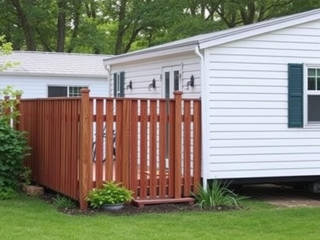 Fences for tiny homes and mobile homes. Tips for Installing Fences Around Tiny Homes and Mobile Homes